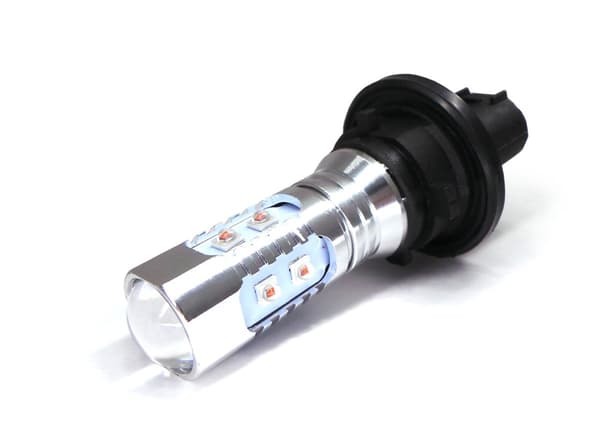 2 kpl LED-lamppu PH24WY 12-24V CANBUS vahva oranssi väri
