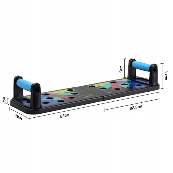 Liikuntalauta Push Up kahva 11in1
