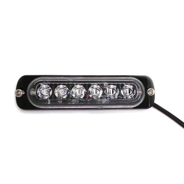 Dimljus 6 LED 12V-18V, röd
