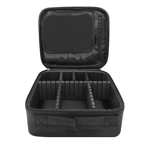 Fodral med justerbara avdelare Kosmetikfodral Organiser BLACK