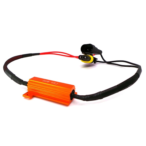 2 kpl HB4, 9006 vastus - CAN-virheen dekooderi 50W 6 Ohm 12V