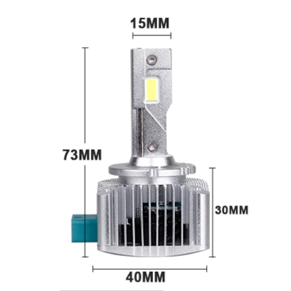 LED D8S CANBUS polttimot 2 kpl 16000lm Uutuus tehokkaampi kuin ksenon Homologointi