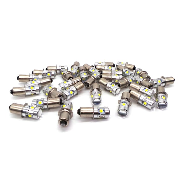 2 kpl LED-lamppu PX13.5, P13, P13.5s 6V taskulamppuihin