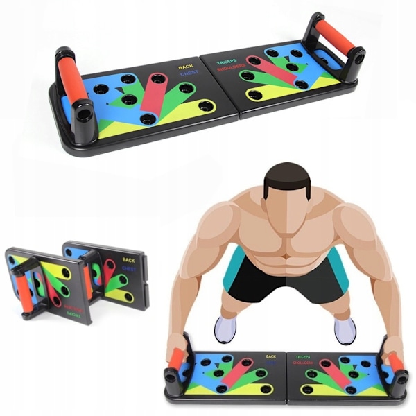 Träningsbräda Push Up-handtag 11in1