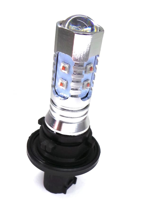 2 kpl LED-lamppu PH24WY 12-24V CANBUS vahva oranssi väri