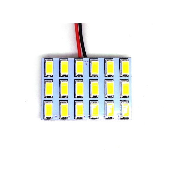 2 kpl 6x3 LED-paneeli 12V T10, SV8.5, T4W 720lm 2 kpl 6x3 LED-paneeli 12V T10, SV8.5, T4W 720lm