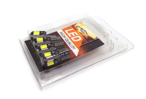 10 kpl LED-lamppu T10, W5W 12V 320lm CANBUS