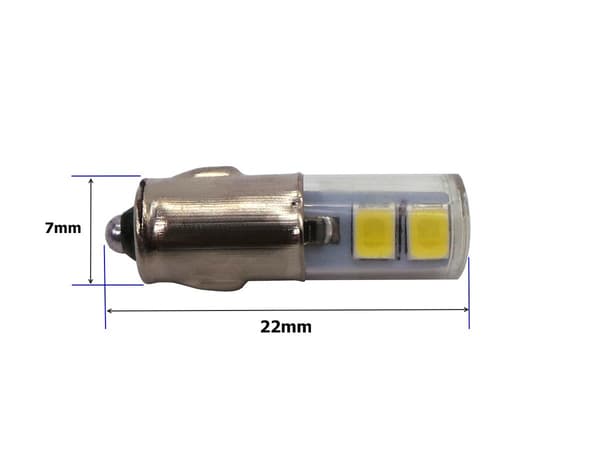 4 st LED-lampor BA7S 12V 250lm varmvit