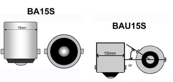 2 st LED-lampor BAU15S, PY21W 12-24V 1300lm CANBUS ORANGE