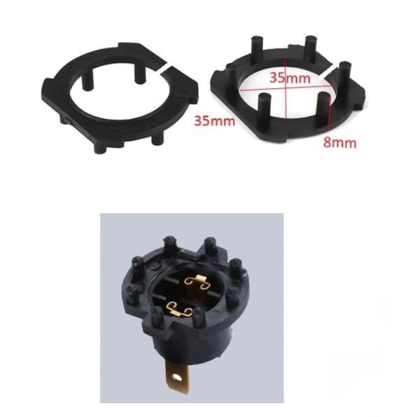 2 st adapter H7 LED-lampa, Mazda