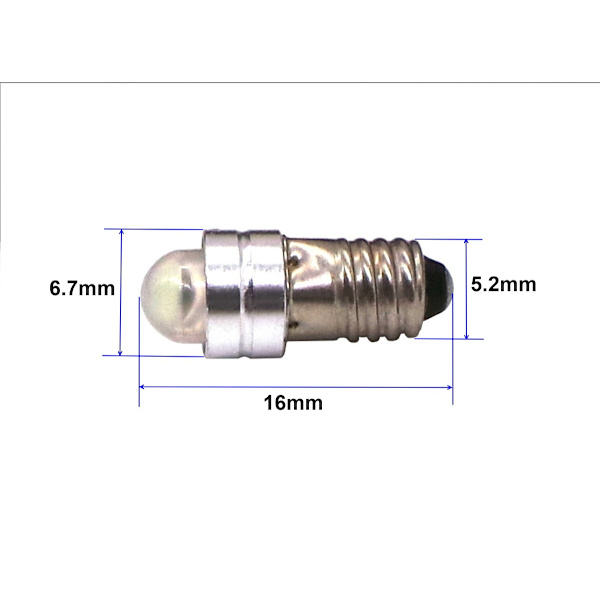 5 kpl LED-lamppu E5 24V 50lm