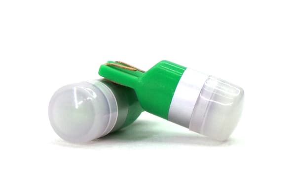6 kpl LED-lamppu T10, W5W 12V CANBUS 190lm Vihreä