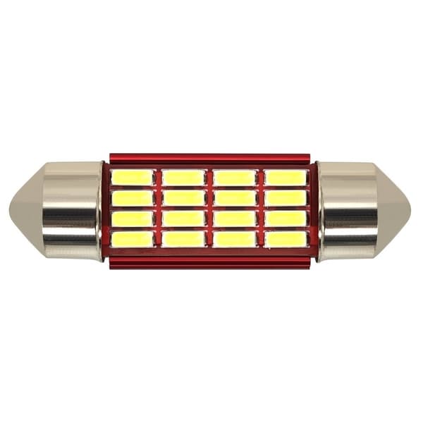 2 kpl C5W LED-lamppu SV8.5 12V CANBUS 36mm vahva