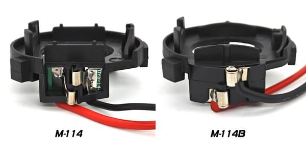 2 st Adapter för LED H7-lampor, VW GOLF, Scirocco, Jetta, Touran, Sharon M-114B