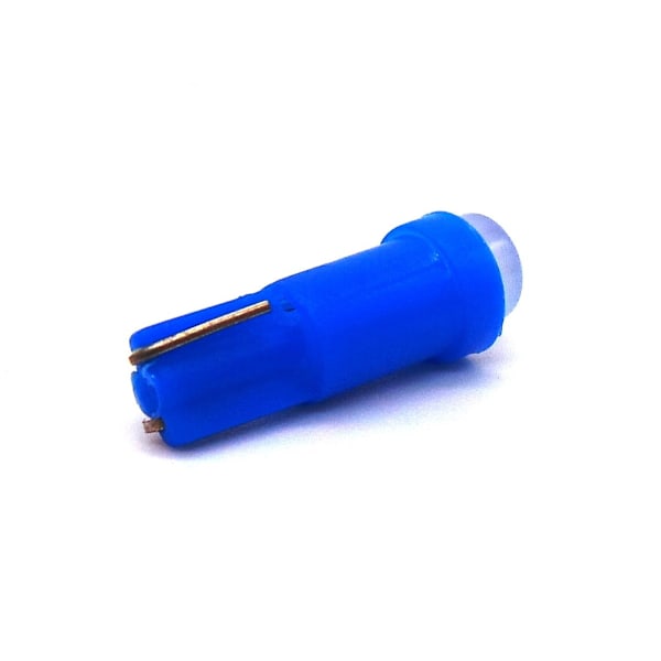 10 kpl T5 LED-lamppu W1.2W 12V 50lm Sininen