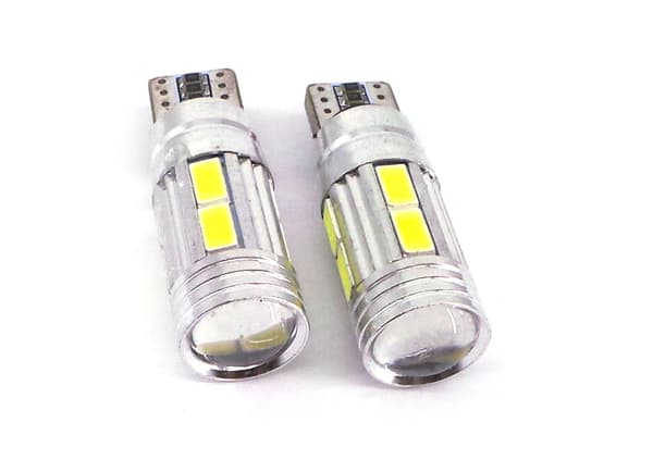 5 kpl LED-lamput T10 W5W 12V 400lm CANBUS