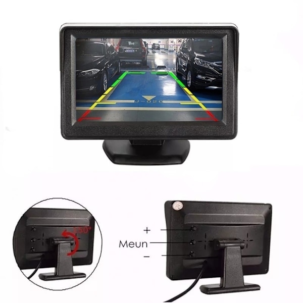 Monitor, backkamera display 12V