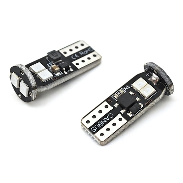 10 kpl LED-lamppu T10 12V-18V 4W CANBUS 400lm Sininen