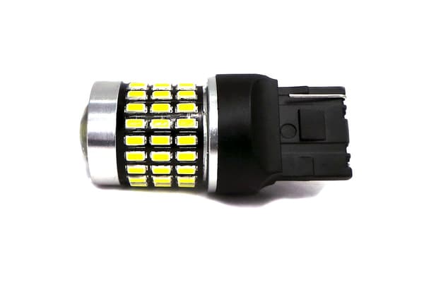 2 st LED-lampor 7440, W21W 12-24V CANBUS 2100lm vit lins