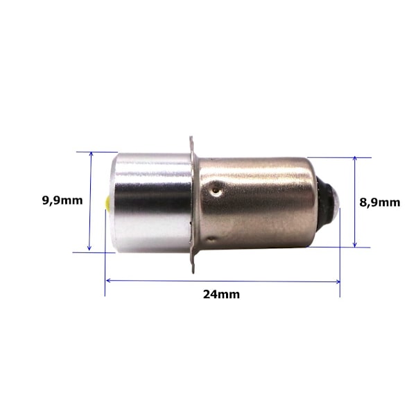 2 kpl LED-lamppu PX13.5, P13 4-24V taskulamppuihin