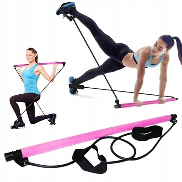 Harjoitustanko Kuminen vastus Pilates Yoga Fit, vaaleanpunainen