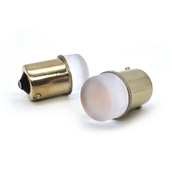 2 kpl RY10W LED-lamppu BAU15S 12V Canbus oranssi