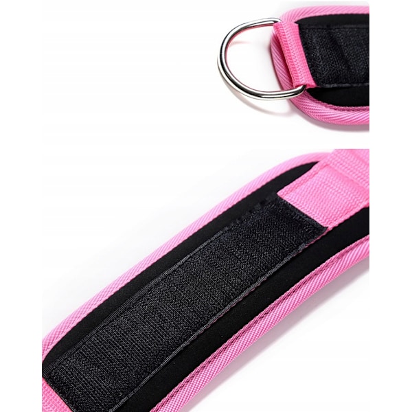 2x benstöd för lyft, sätesmuskelträning - Rosa