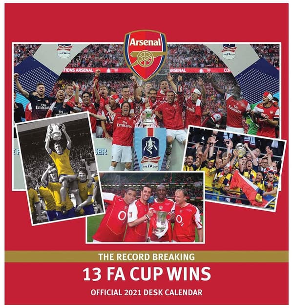 Arsenal Skrivebordskalender 2021
