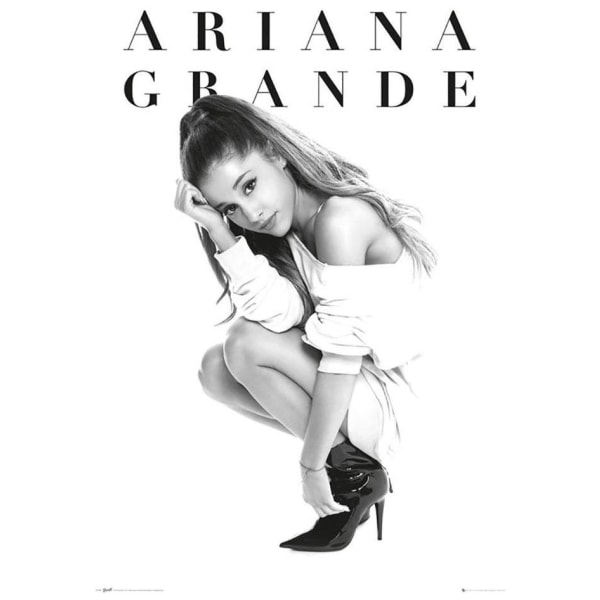 Ariana Grande Poster Svart/Vit 186