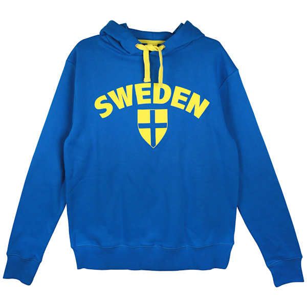 Sverige Huvtröja Sweden Blå XS