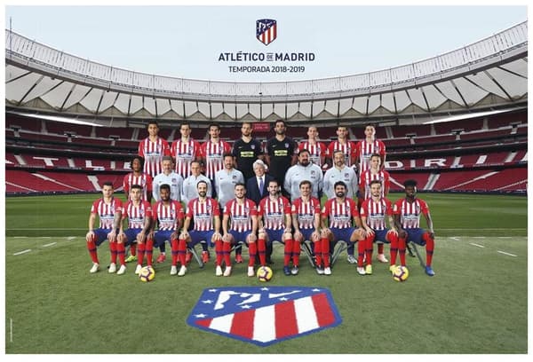 Atletico Madrid Affisch Squad 66