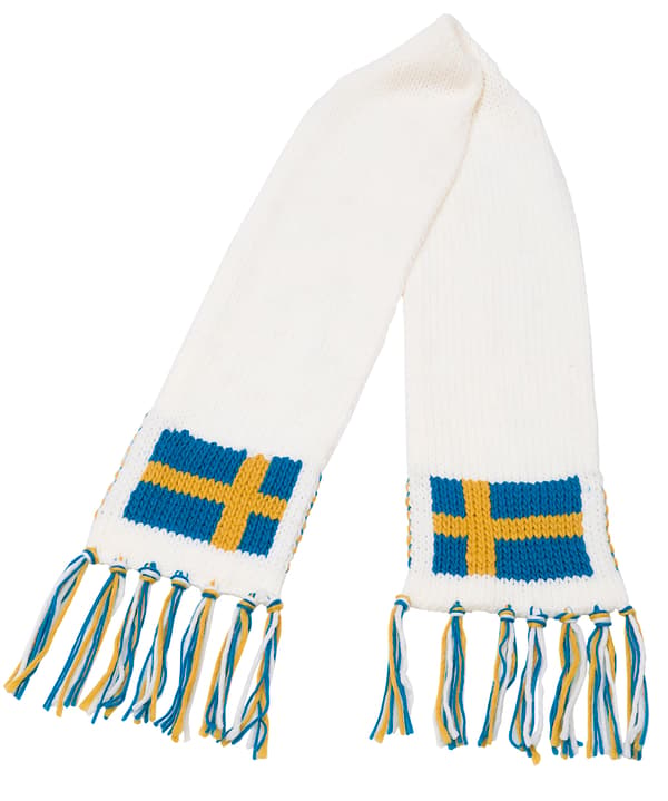 Ruotsi Huivi Valkoinen
