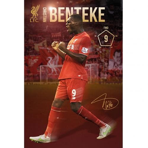 Liverpool Affisch Benteke 40