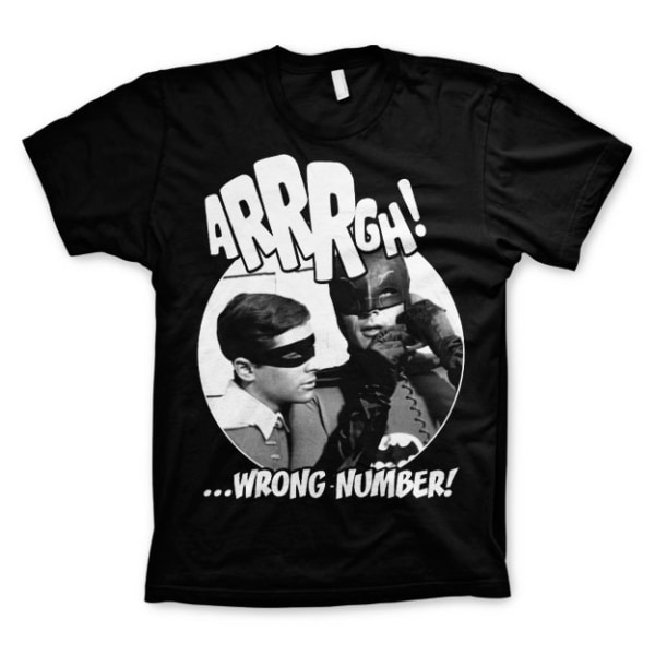 Batman T-shirt Wrong Number Svart XXL