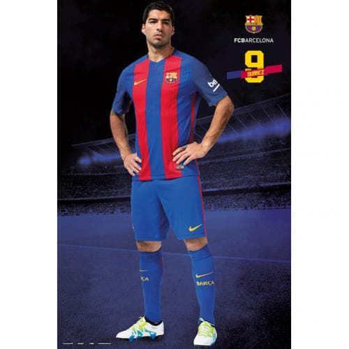Barcelona Affisch Suarez 58
