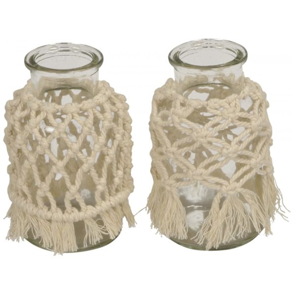 Makrame Vase - 12,5 cm
