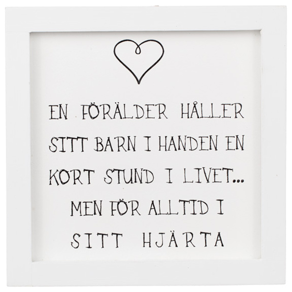 Tavla Vit Trä Hålla Handen