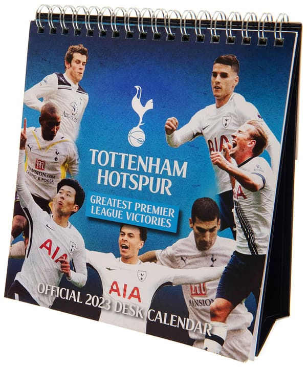 Tottenham Hotspurin Työpöydän Kalenteri 2023