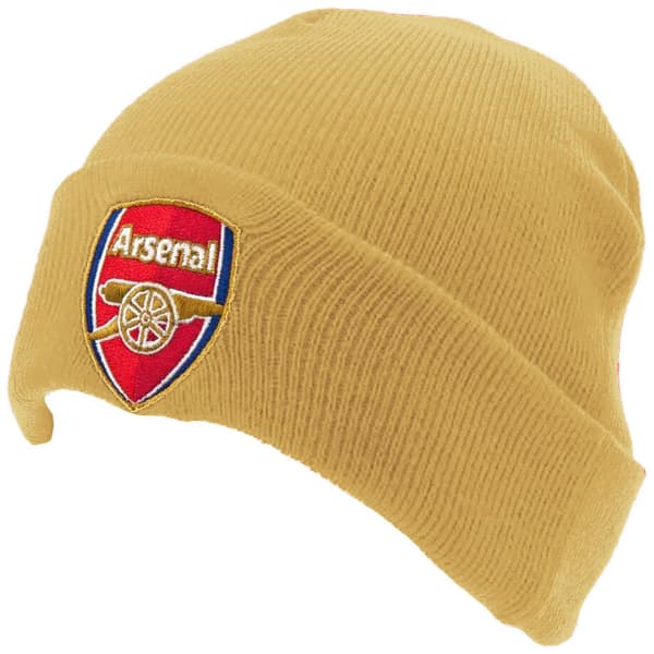Arsenal Gold Cuff Beanie