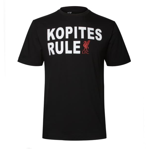 Liverpool T-paita Kopites Musta S