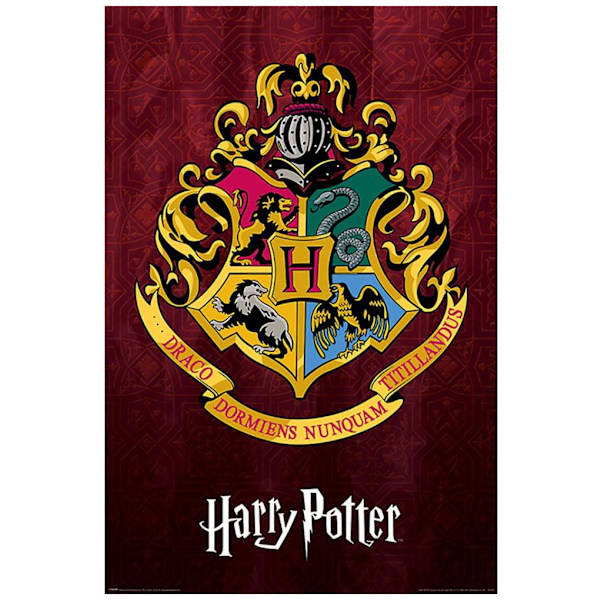 Harry Potter Affisch Hogwarts Crest 140