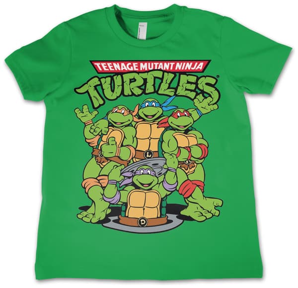 Ninja Turtles T-Paita Vihreä 12 år