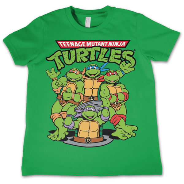 Ninja Turtles T-Shirt Grön 12 år