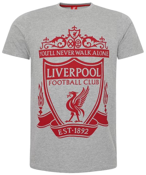 Liverpool T-shirt Grå Crest S