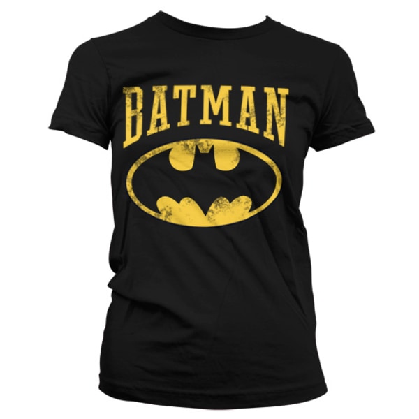 Batman T-shirt Vintage Dam Svart L