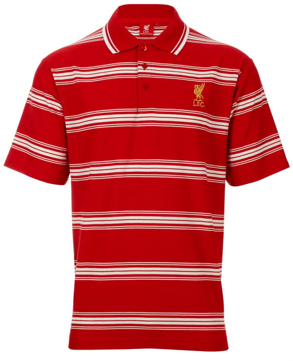 Liverpool piké Rödvitrandig M