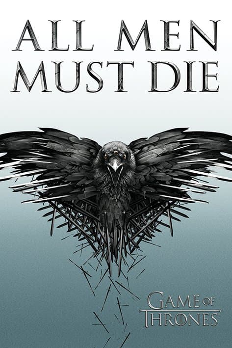 Game Of Thrones Affisch All Men Must Die A248