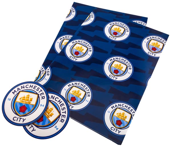 Manchester City Presentpapper Text