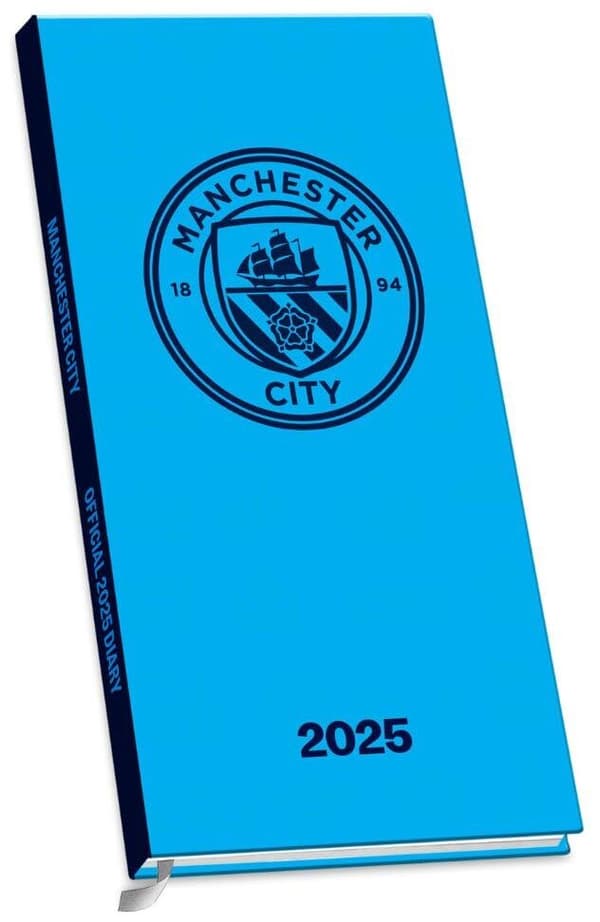 Manchester City Dagbok Slim 2025