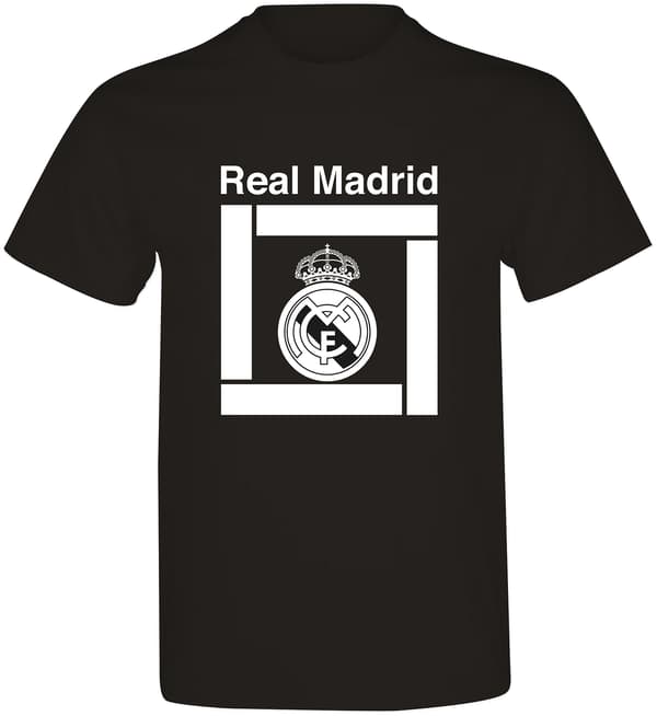 Real Madrid T-paita Laatikkosetti Musta XL
